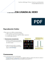 Herencia Ligada Al Sexo: Genética Químico Biólogo Clínico / Químico en Alimentos Universidad de Sonora