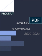 Reglamento: Temporada