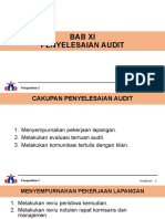 Bab Xi Penyelesaian Audit: Pengauditan 2