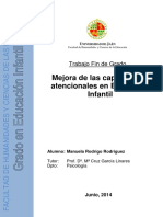 Mejora de Las Capacidades Atencionales en Educación Infantil