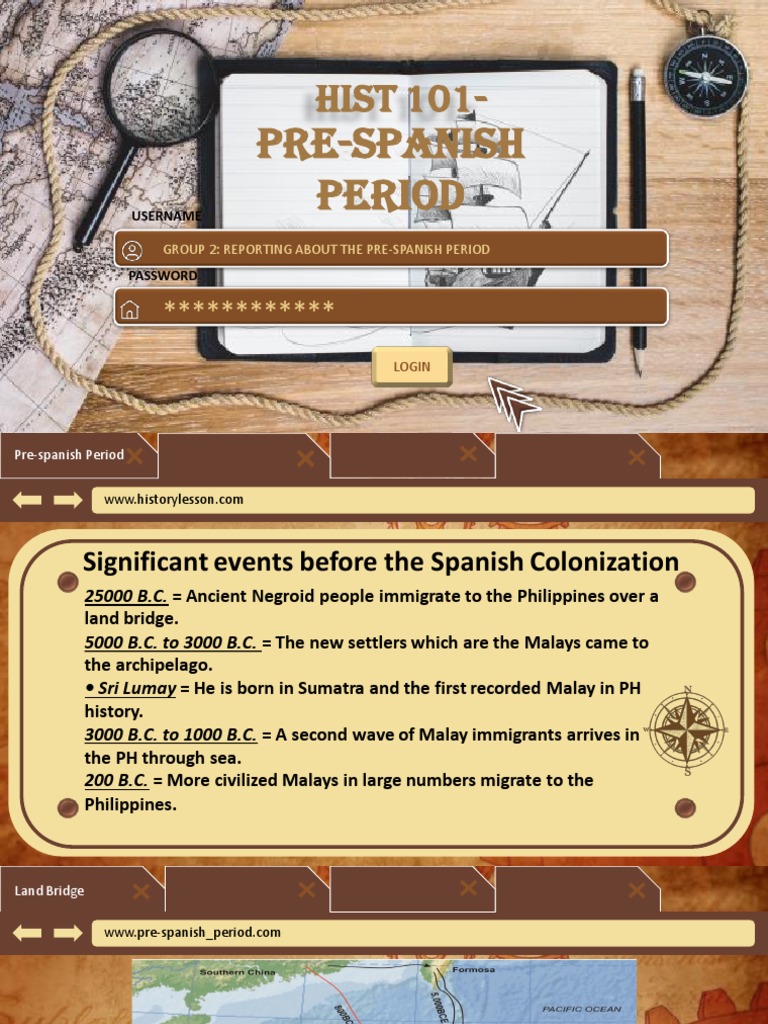 History PreSpanish Period PDF