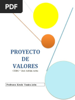 Proyecto de Valores PRIMARIA