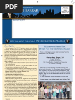 Rep Barrar Summer Newsletter