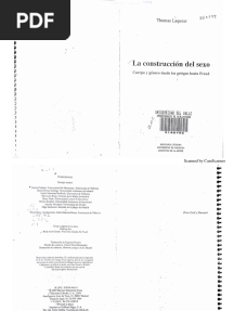 La Construccióndel Sexo