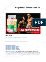 Keto Pulse ACV Gummies Reviews - Burn Fat Without Diet