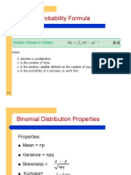 Binomial Probability Formula