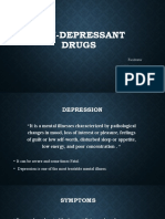 Anti-Depressant Drugs: Facilitator Miss Ayesha BSN/RN Nursing Lecturer