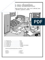Prepositions Dans Ma Chambre Briser La Glace Exercice Grammatical Feuille Dexer - 99465