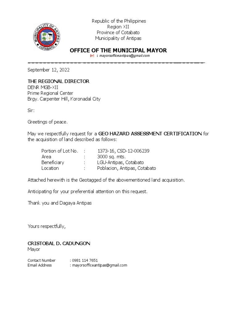 MGB Request (Assessor) PDF