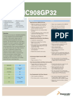 MC68HC908GP32: 8-Bit Microcontrollers