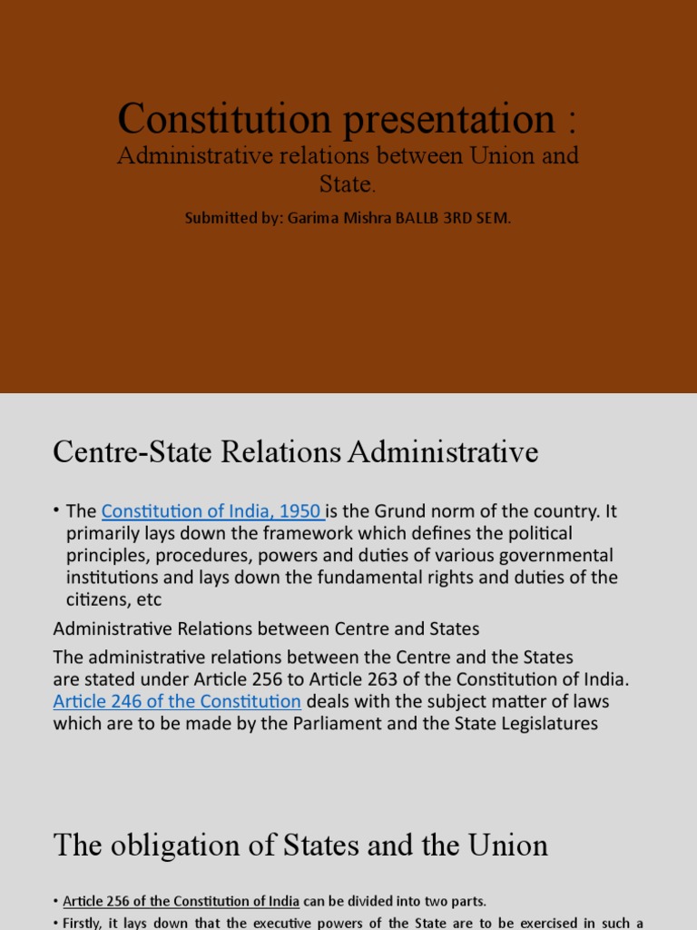 Constitution Presentation | PDF | Governance | Legal Documents