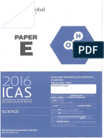 ICAS Science E 2016