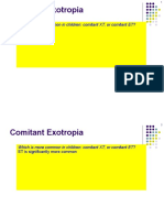 Comitant Exotropia: Which Is More Common in Children: Comitant XT, or Comitant ET?