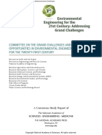 Environmental Engineering For The 21st Century: Addressing Grand Challenges