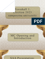 Townhall 1: Election 2023 Sampoerna University