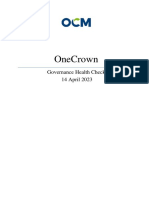 OneCrown Health Check Report - Redacted