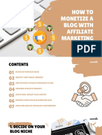 How To Monetize A Blog With Affiliate Marketing