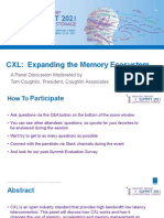 CXL: Expanding The Memory Ecosystem: A Panel Discussion Moderated by Tom Coughlin, President, Coughlin Associates