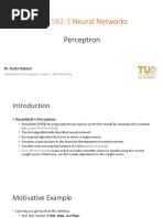 Perceptron Lecture 3