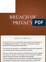 Breach of Privacy