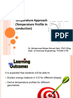 Temperature Approach (Temperature Profile in Conduction)