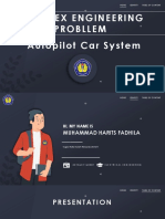 Complex Engineering Probllem Autopilot Car System: Jhon Doe