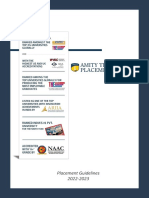 Placement Guidelines 2022-2023