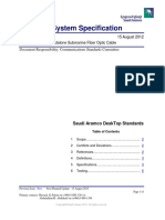 18-SAMSS-006 - Specifications of Standalone Submarine Fiber Optic Cable