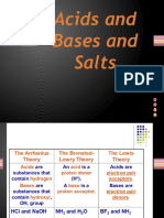 Acids and Bases and Salts
