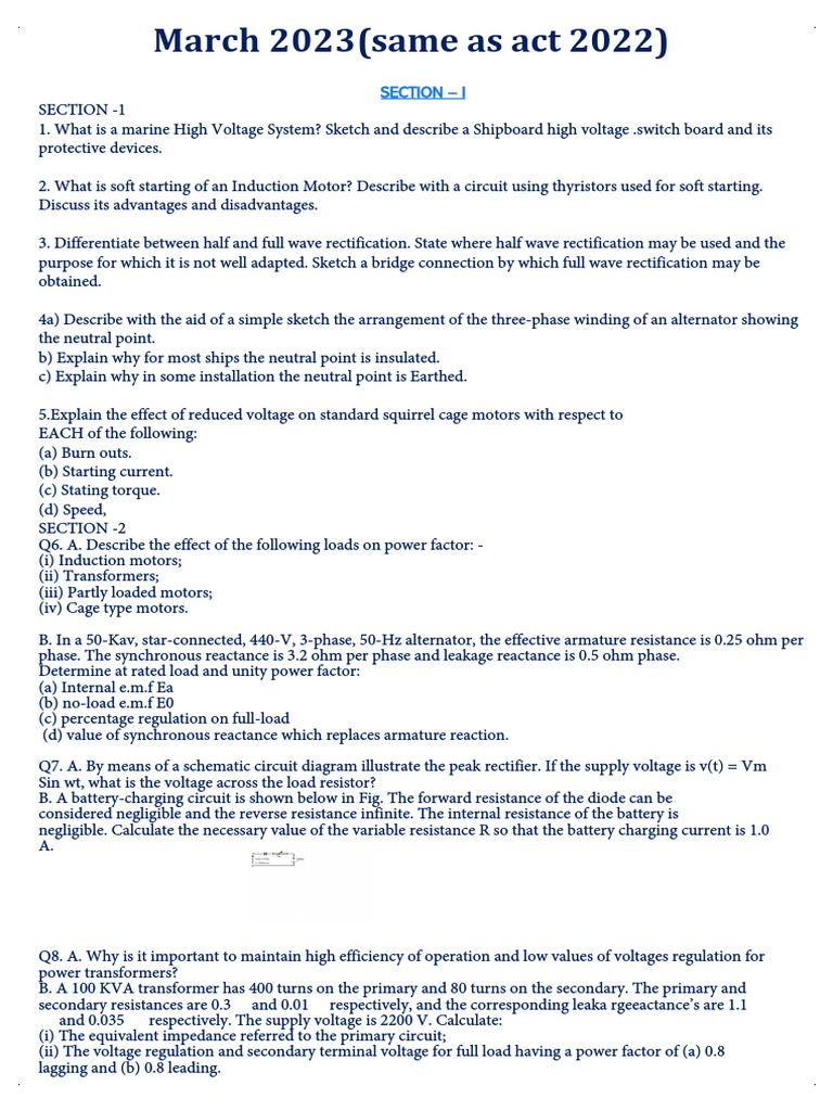 Section - I | PDF