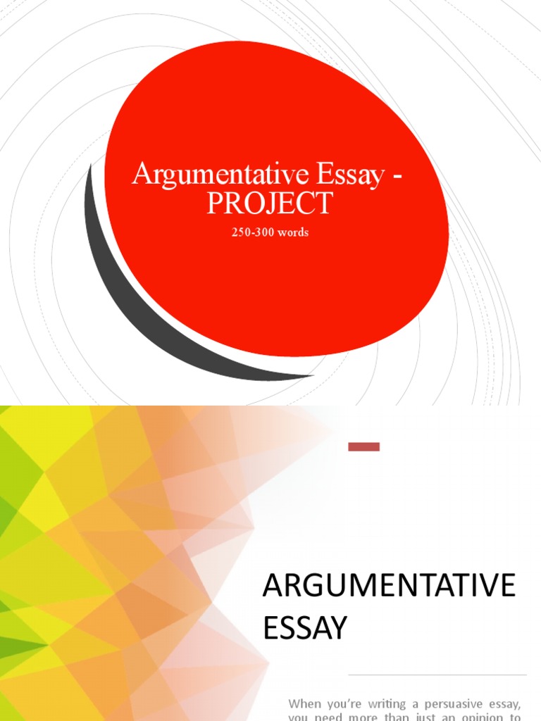 Argumentative Essay | PDF | Career & Growth | Language Arts & Discipline