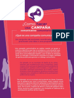 Como Hacer Una Campana Comunicativa Comunitaria