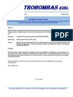 Electrobombas: Informe Técnico Final