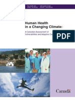 Human Health in a Changing Climate