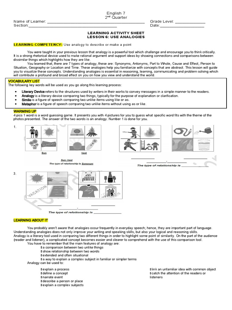 Using Analogies and Graphic Organizers to Transcode