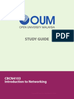 Study Guide: CBCN4103 Introduction To Networking