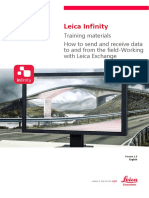 Leica Infinity: Training Materials How To Send and Receive Data To and From The Field-Working With Leica Exchange
