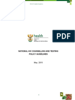 National Hiv Counselling and Testing Policy Guidelines: RSA HCT Updated Guidelines