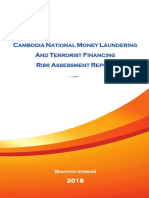 Cambodia National Money Laundering Risk Assessment Report Summary