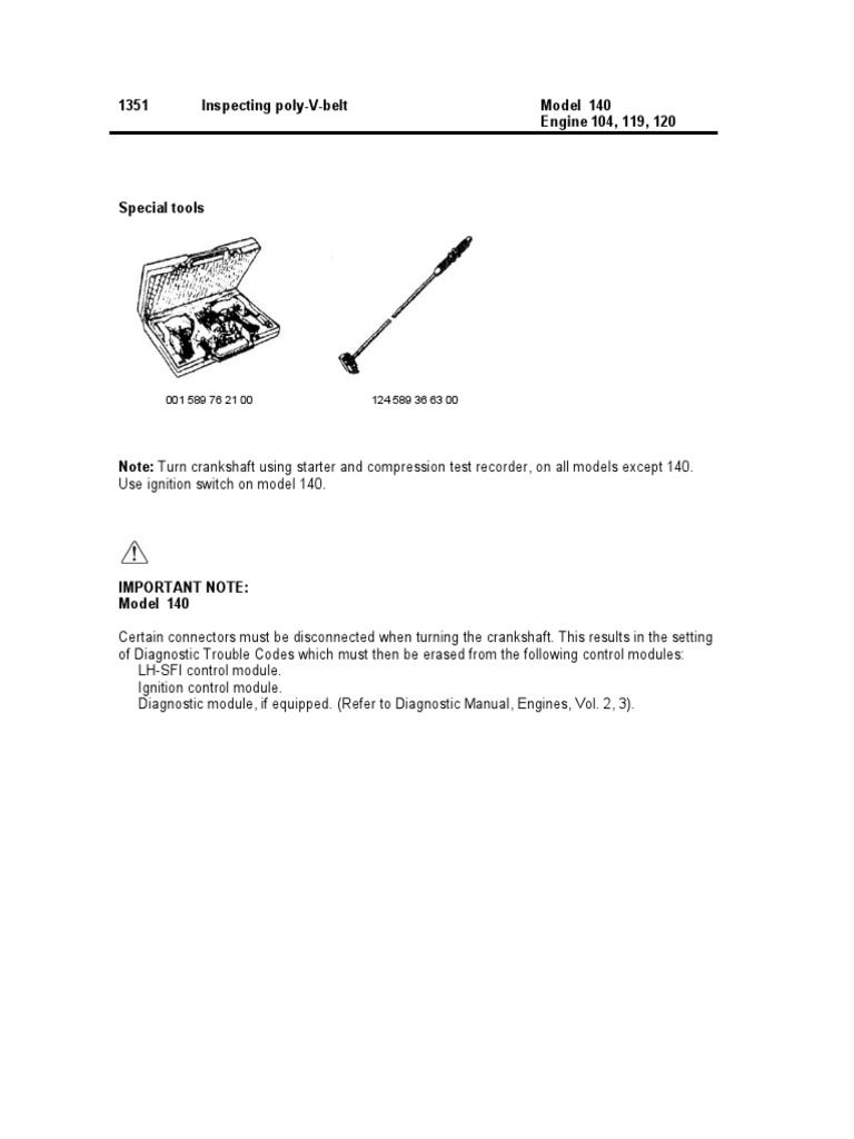 Air Compressor, Belt Drive PDF Belt (Mechanical) Ignition System