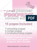 Tha Pink Print CONTENT