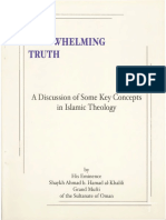 Overwhelming Truth: A Discussion of Some Key Concepts in Islamic Theology