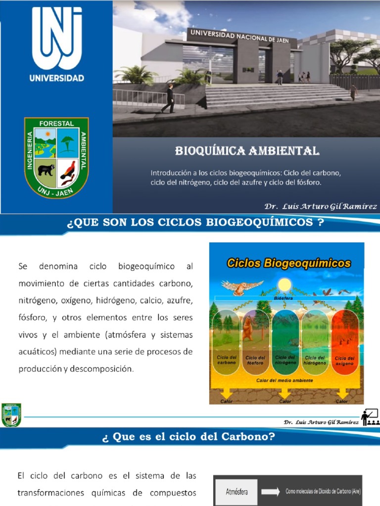 Semana 02- Bioquimica Ambiental (imagen) | PDF