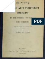 Nolhac. de Patrum Et Medii Aevi Scriptorum Codicibus in Bibliotheca Petrarcae Olim Collectis. 1892.