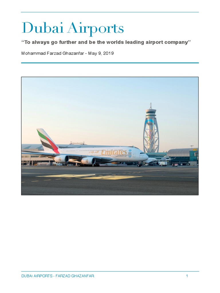 Dubai Airports An Overview Pdf Airport Dubai