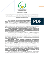 FORPROEX debate financiamento e papel da extensão universitária