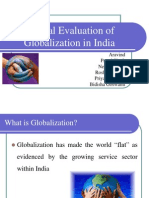 Critical Evaluation of Globalization in India