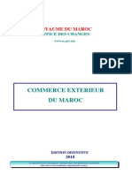 Commerce Exterieur Du Maroc
