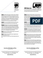 LRP - NiCd NiMH Battery Maintenance