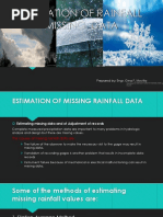 Conversion of Point Rainfall To Areal Rainfall For Student